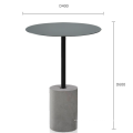 Contemporary Coffee Dinning Round Bar Garden Table